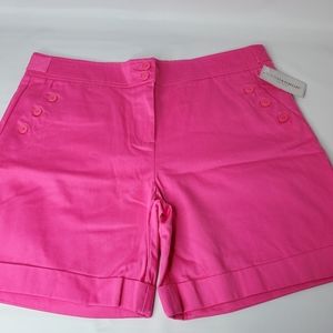 NWT - Sag Harbor Denim Pink shorts with pockets size 14